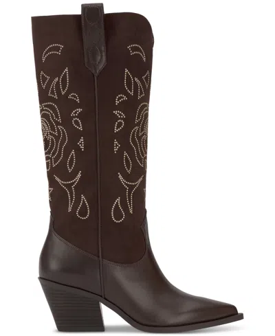 Jessica Simpson Zodra Western Boot In Brown