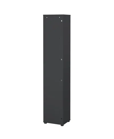 Tvilum Sign Open Narrow 5 Shelf Boockase, Matte Grey/jackson Hickory