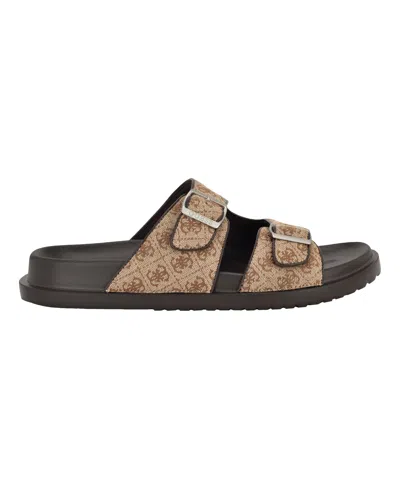 Guess Verone Sandal In Brown