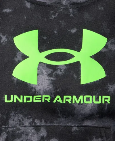 Under Armour Toddler & Little Boys Rival Printed Fleece Hoodie & Jogger Pants, 2 Piece Set In Blue