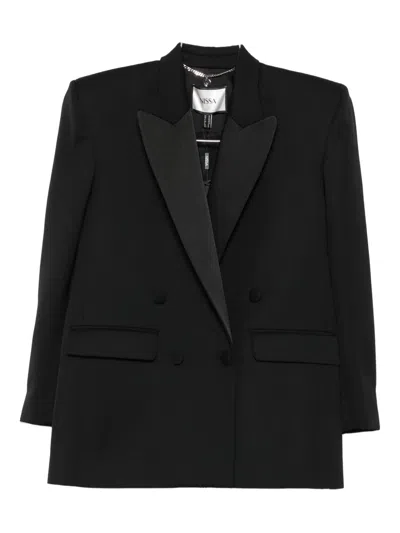 披肩领双排扣西装夹克