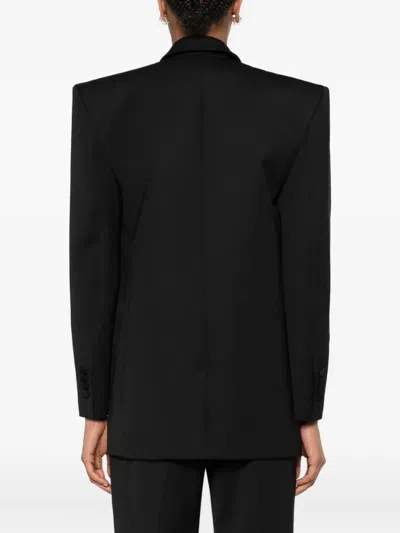 披肩领双排扣西装夹克