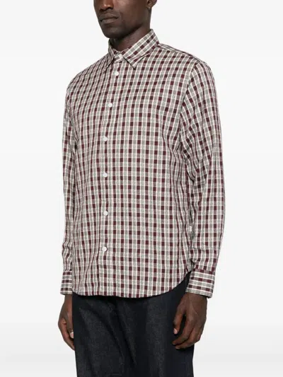 Nn07 Colby Checked Cotton Shirt In Multi