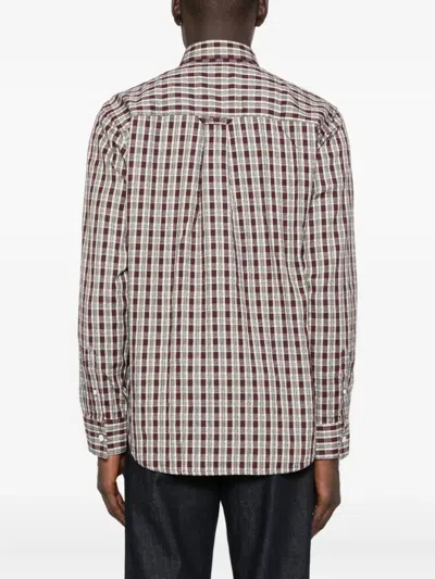 Nn07 Colby Checked Cotton Shirt In Multi
