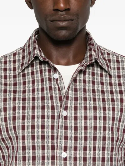 Nn07 Colby Checked Cotton Shirt In Multi