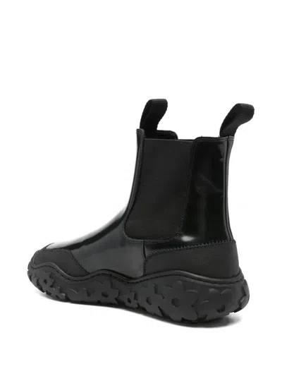 Cecilie Bahnsen Blanca Leather Chelsea Boots In Black