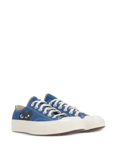 Comme Des Garçons Play Chuck Taylor Logo Low-top Canvas Sneakers In Multi