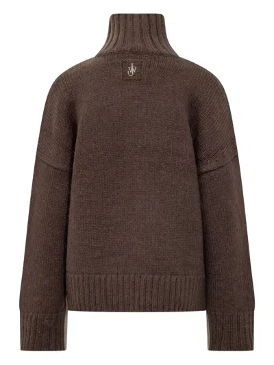 Jw Anderson J.w. Jersey Anderson With Contrast Pockets In Gray