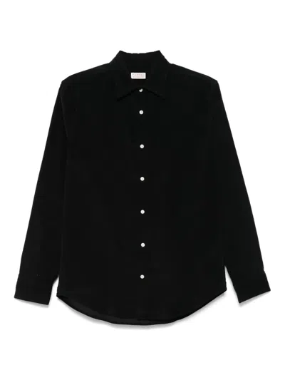 Fursac Cotton Shirt In Black