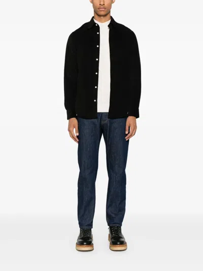 Fursac Cotton Shirt In Black