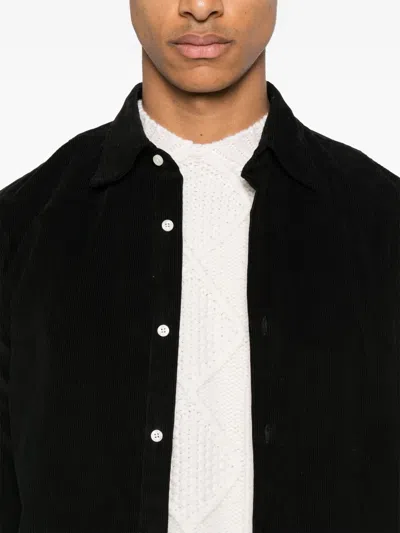 Fursac Cotton Shirt In Black