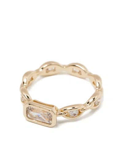 Apm Monaco Éclat Chain Ring In Gold