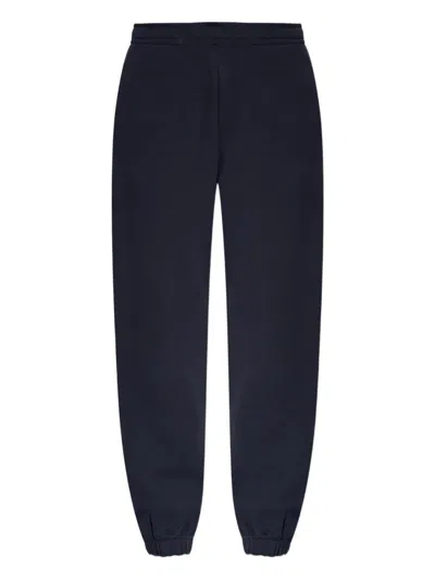 Lacoste High-waist Cotton Track Pant In Blue