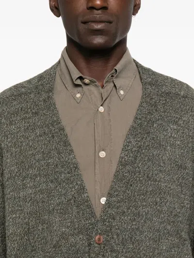 Magliano Sweaters Gray In Green