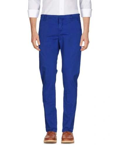 Shop Dondup Casual Pants In Blue