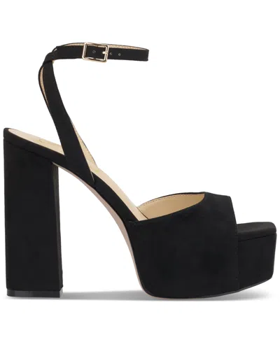 Jessica Simpson Lirio Ankle Strap Platform Sandal In Black