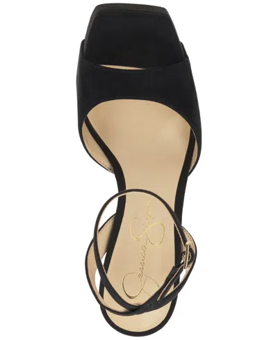 Jessica Simpson Lirio Ankle Strap Platform Sandal In Black