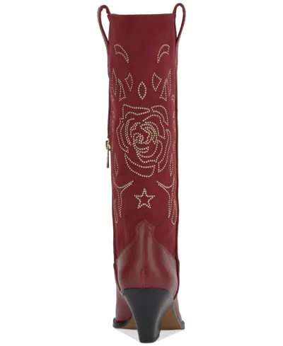 Jessica Simpson Zodra Western Boot In Burgundy