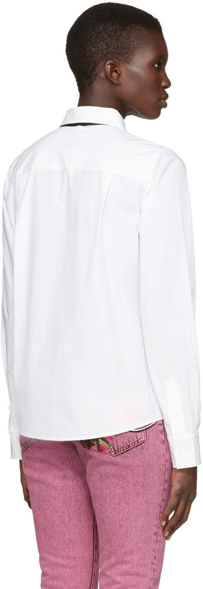 Shop Marc Jacobs White Tie & Pin Shirt