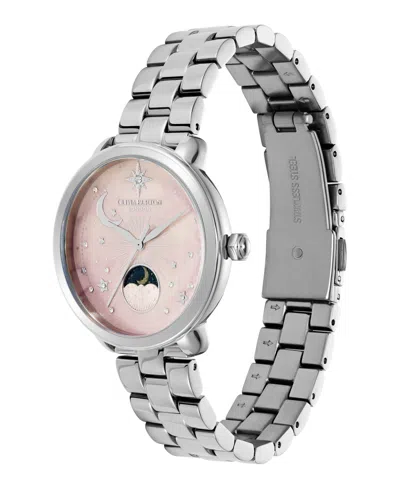 Olivia Burton Moonphase Watch, 34mm In Silver