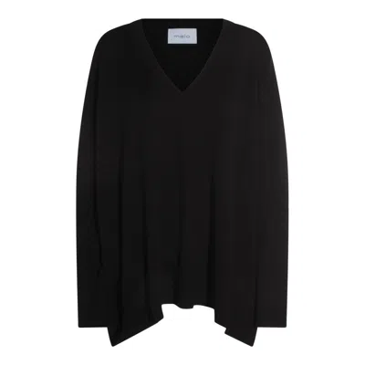 Malo Sweaters Blacks And Greys In Black