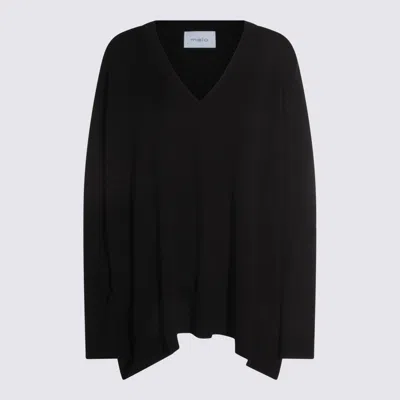 Malo Sweaters Blacks And Greys In Black