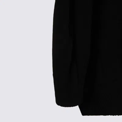 Malo Sweaters Blacks And Greys In Black