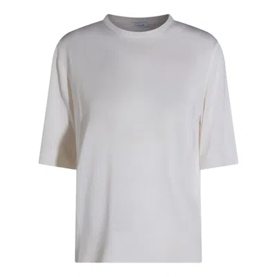 Malo Knit Crewneck Short Sleeve Plain In Multi