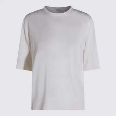 Malo Knit Crewneck Short Sleeve Plain In Multi