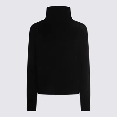Allude Sweaters Blacks And Greys In Black
