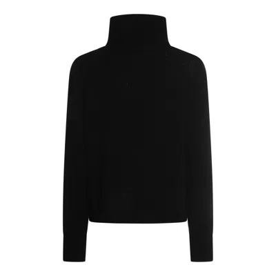 Allude Sweaters Blacks And Greys In Black