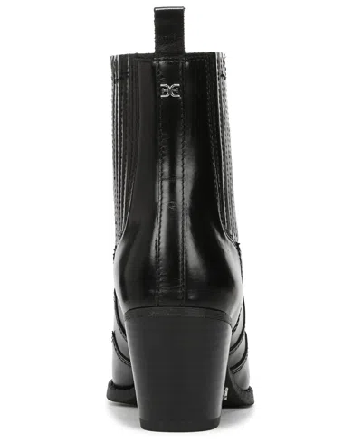 Sam Edelman Women's West Leather Booties In Black