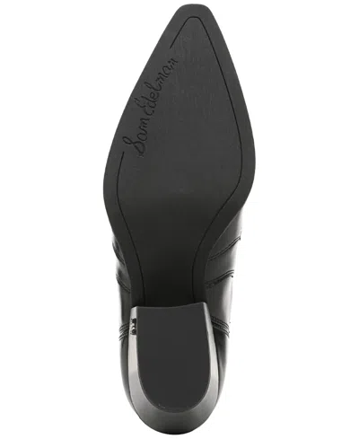 Sam Edelman Women's West Leather Booties In Black