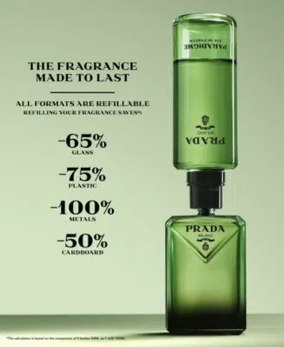 Prada Paradigme Eau De Parfum 100ml In Transparent