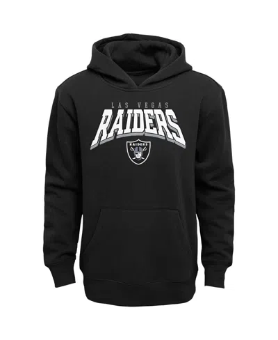 Outerstuff Toddler Las Vegas Raiders Dynamic Duo Fleece Pullover Hoodie And Sweatpants Set In Black