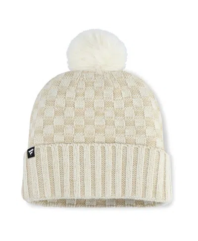 Fanatics Natural Purdue Boilermakers Blaze Pom Knit Hat In Neutral
