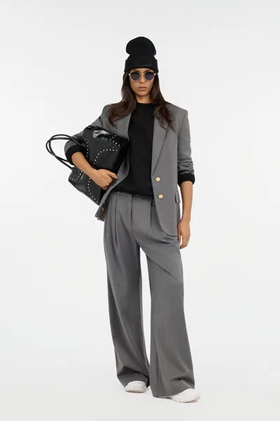 Roberto Cavalli Black Sweatshirt With Sequined Back In Black