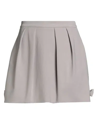 Elisabetta Franchi Woman Shorts & Bermuda Shorts Light Grey Size 2 Polyester, Elastane In Gray