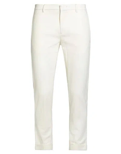 Be Able Man Pants Off White Size 33 Cotton, Elastane In White