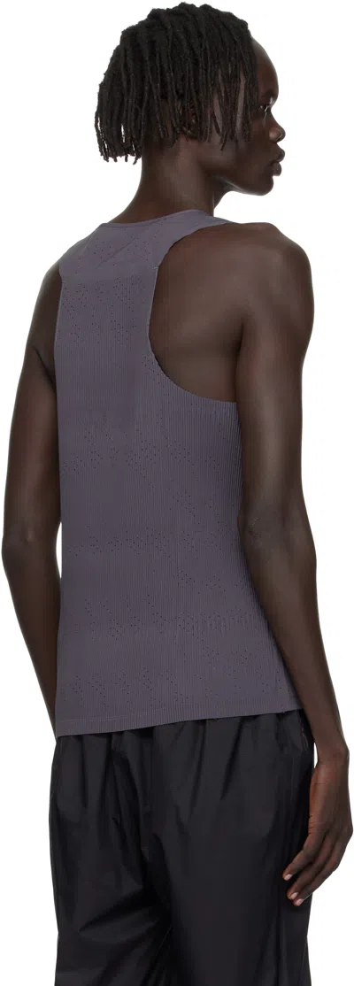 On Gray Race Tank Top In Gray