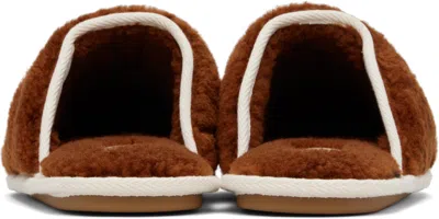 Valentino Garavani Ta Chambre Wool Slippers In Blue