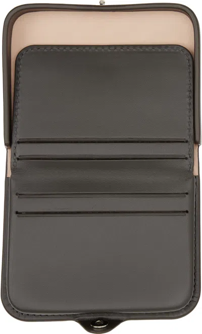 Apc A.p.c. Compact Coin Purse With Rectangular Design And Versatile Functionality In Brown