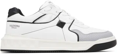 Valentino Low-top One Stud Sneakers In Multi