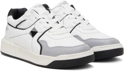 Valentino Low-top One Stud Sneakers In Multi