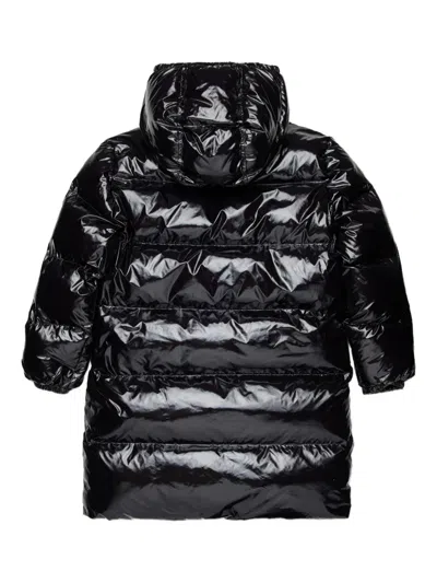 Dsquared2 Logo-print Coat In Black