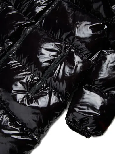 Dsquared2 Logo-print Coat In Black