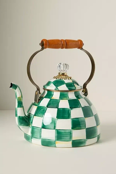 Mackenzie-childs 3 Qt. Tea Kettle In Green
