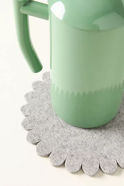 Graf & Lantz Merino Wool Trivet In Gray