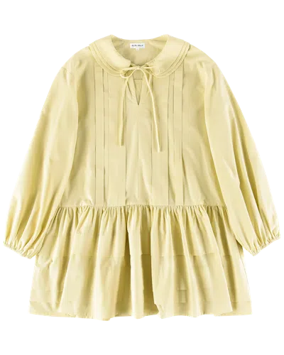 My Mum Made It Tiered Collar School Dress In Orange