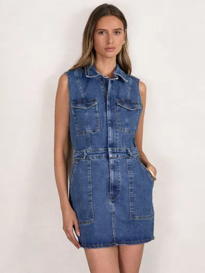 Good American Women's Fit For Success Minidress In Blue